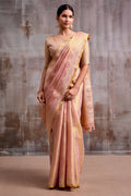 Old Pink Zari Woven Banarasi Tissue Silk Saree